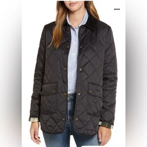 Barbour Pilton Quilted jacket EUC - black size 6 US